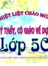Bài giảng Tiếng việt lớp 5 - Tập đọc Trồng rừng ngập mặn - Năm học 2013-2014 - Nguyễn Thị Sương